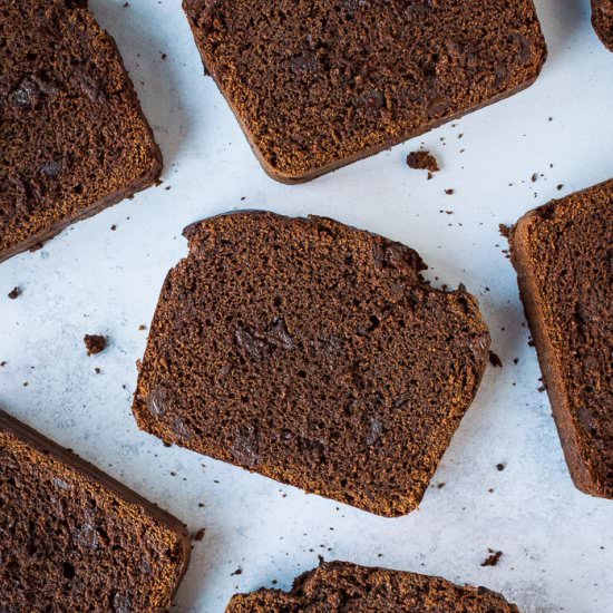Vegan Chocolate Banana Bread