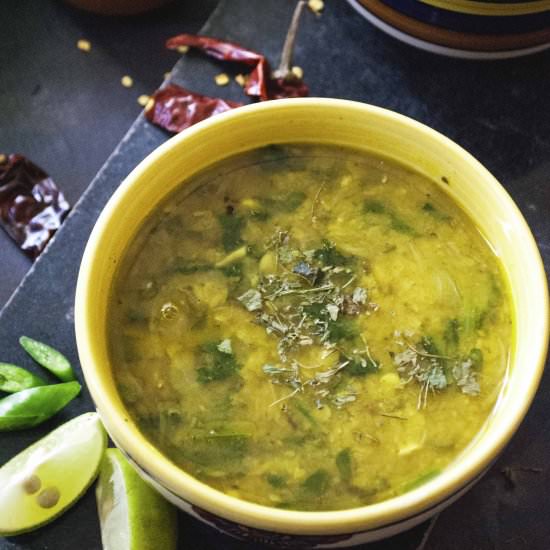 Spinach Dal / Dal Palak