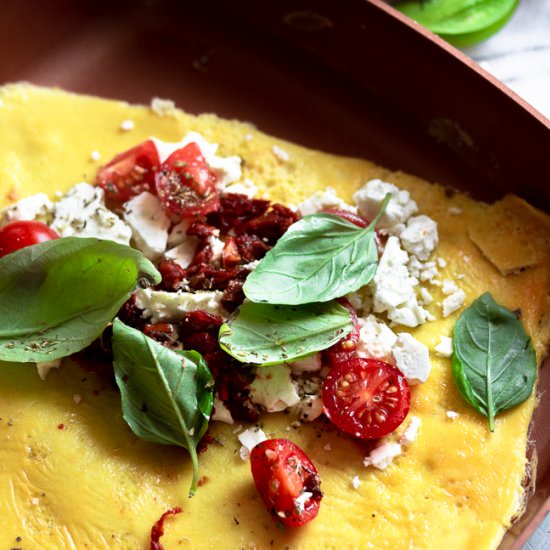 Keto Mediterranean Omelette