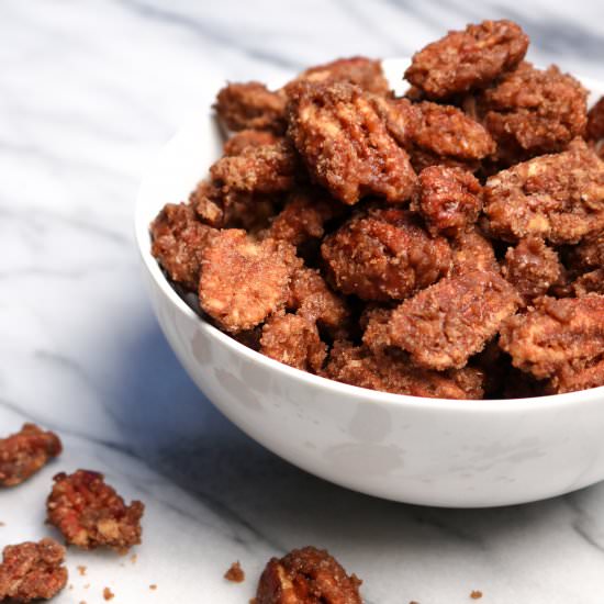 Cinnamon Glazed Pecans