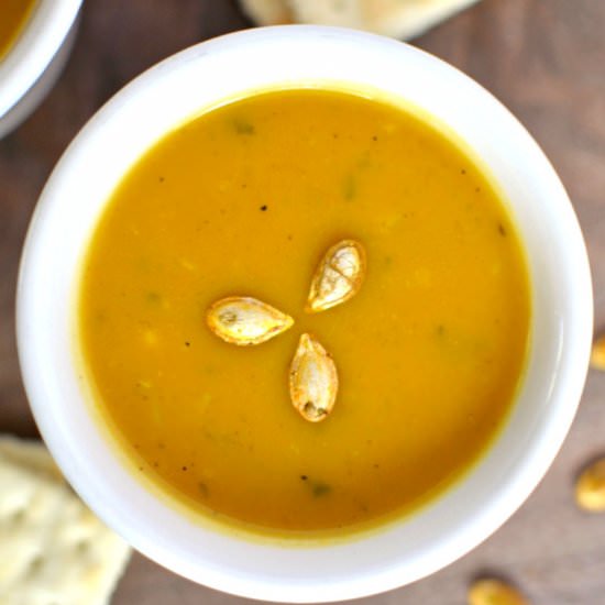 Curried Butternut Squash Soup