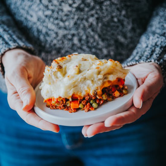 Shepard’s Pie W/ Cauliflower Top