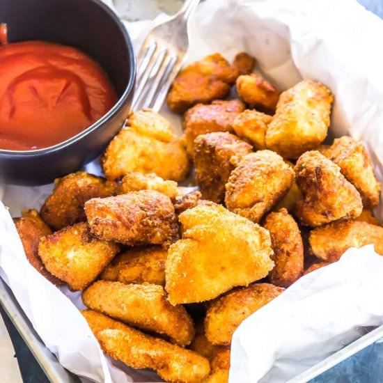 Keto Cheesy Chicken Poppers