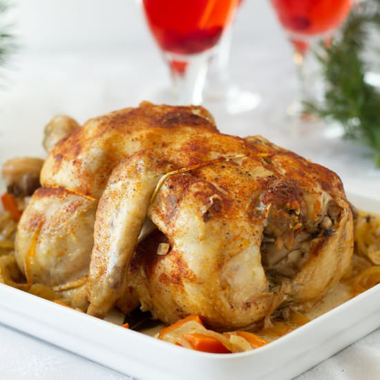 Slow Cooker Roast Chicken