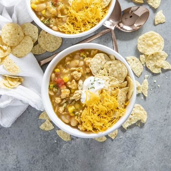 Skinny Enchilada Turkey Soup