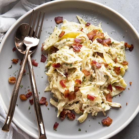 One Pan Chicken Lasagna