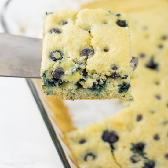 Blueberry Pancake Casserole