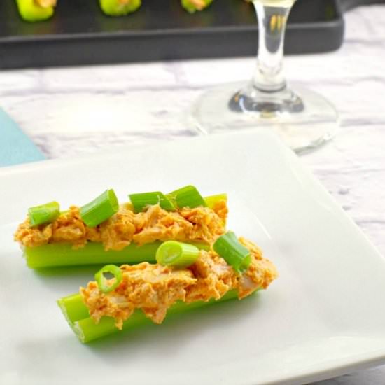 Buffalo Chicken Celery Sticks
