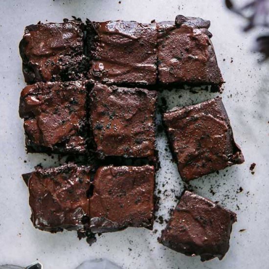 Leftover Espresso Grounds Brownies