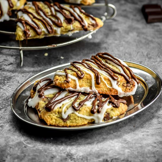Chocolate Coconut Almond Joy Scones