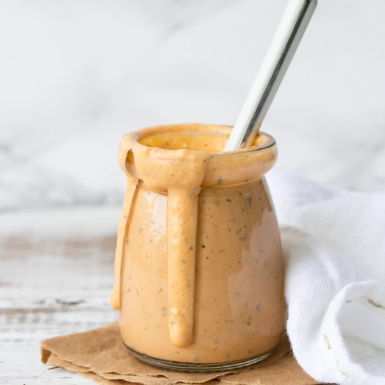 Spicy Cilantro Cream Sauce
