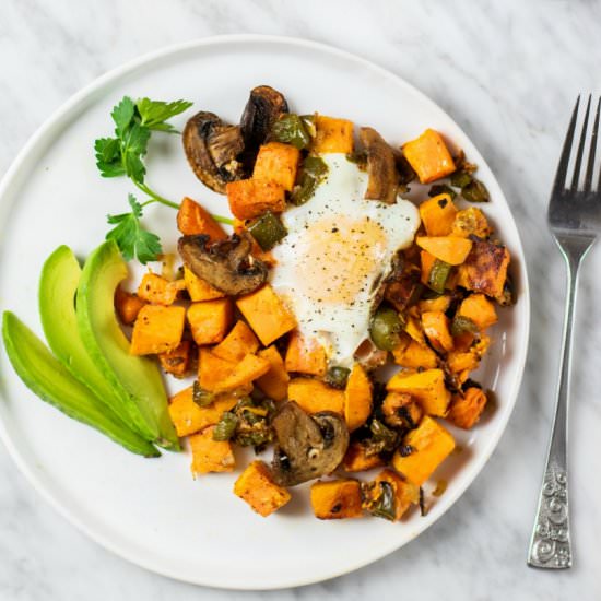 Sheet Pan Southwest Breakfast Hash