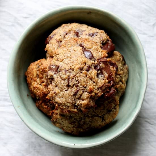 Gluten free chocolate chunk cookies