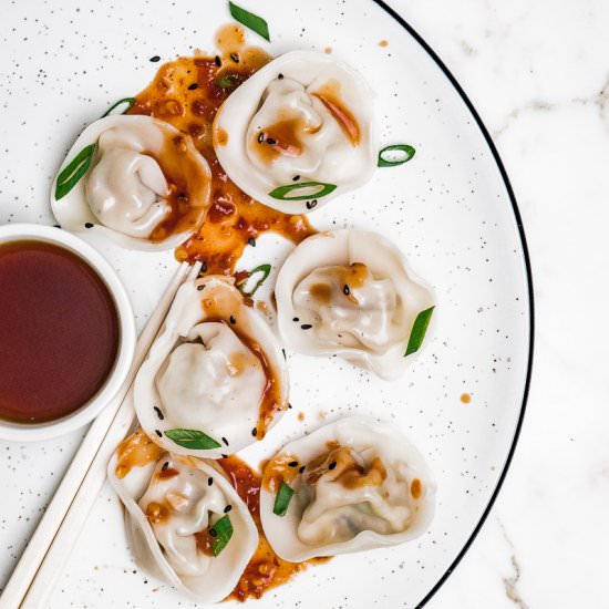Korean Vegetarian Dumplings