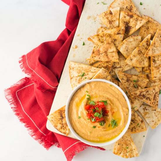 Roasted Red Pepper Hummus