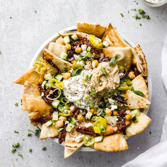 Mediterranean Nachos