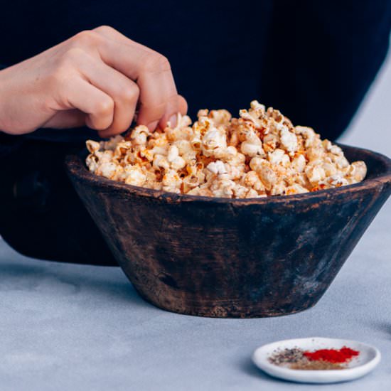 Salty Spicy Popcorn