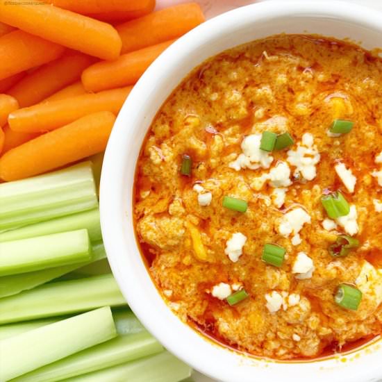 Instant Pot Buffalo Chicken Dip