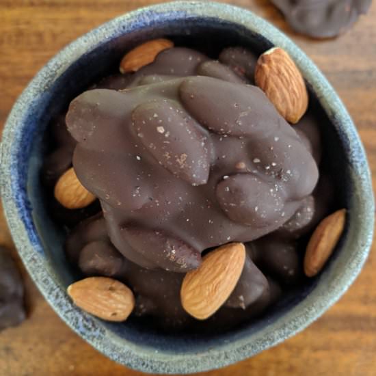 Dark Chocolate Almond Clusters