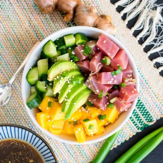Homemade Poke Bowls