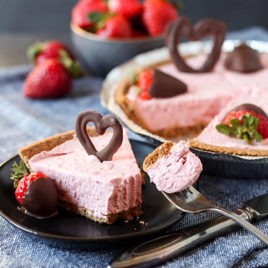 Vegan Strawberry Cheesecake