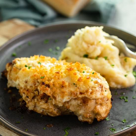 Longhorn Parmesan Crusted Chicken