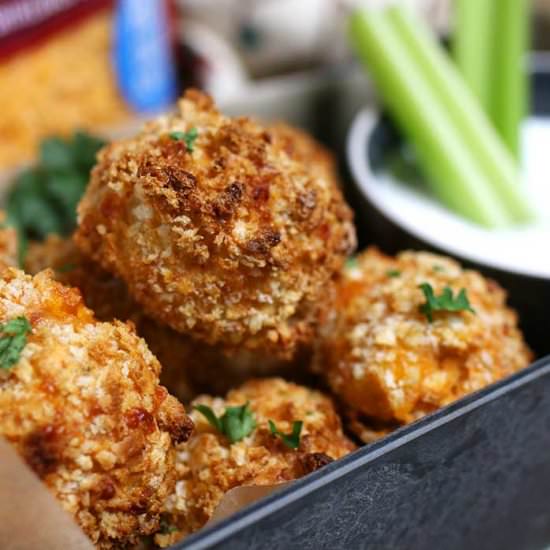 Air Fryer Buffalo Chicken Balls