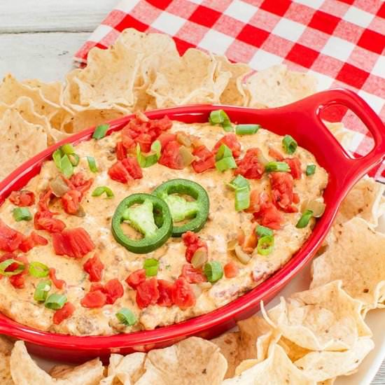 Rotel Dip with Ground Beef