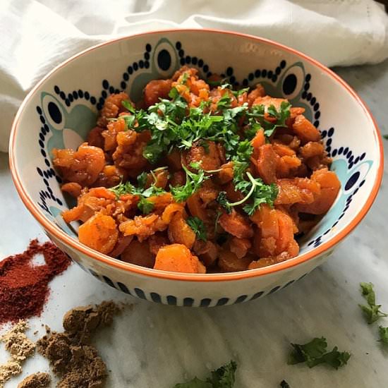 Spice Carrots with Honey and Lemon