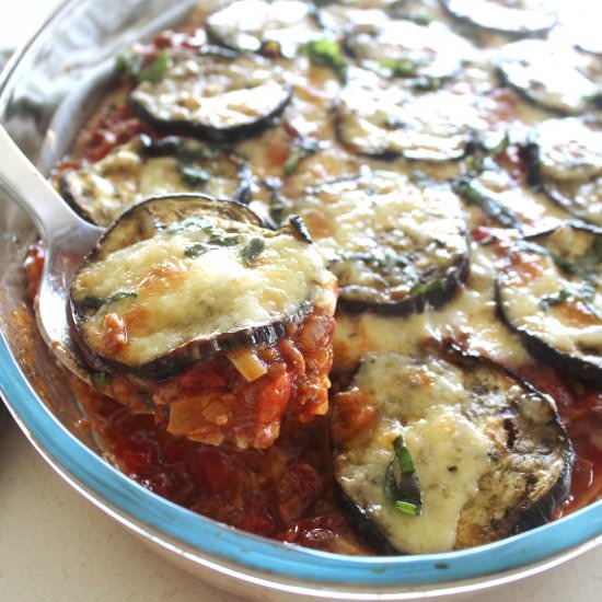 Cheats Healthy Beef Moussaka