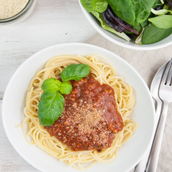 Vegan Spaghetti Bolognese