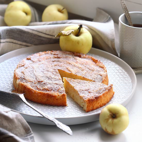 Upside Down Apple Cake