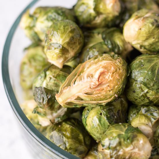 Oven Roasted Brussels Sprouts