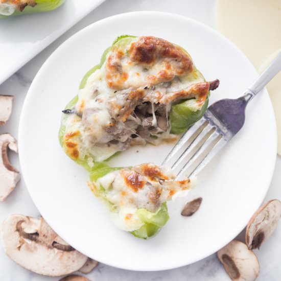 Philly Cheese Steak Stuffed Peppers