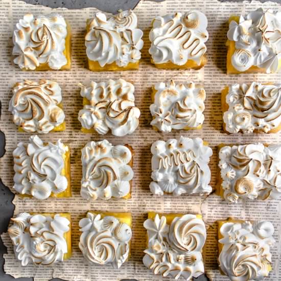 Lemon meringue Bars