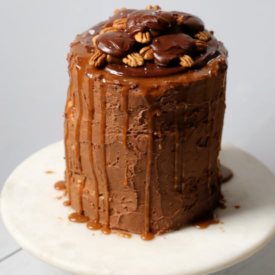 Chocolate Turtle Cake