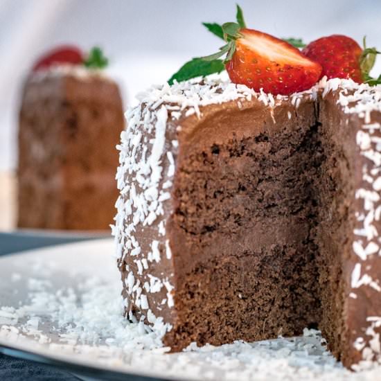 Vegan Oil-free Chocolate Cake