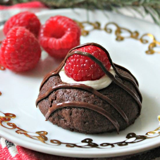 Raspberry Cheesecake Thumbprints