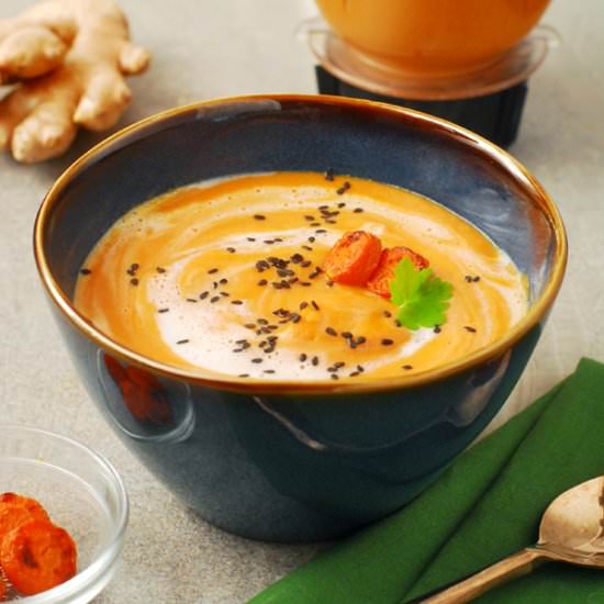 Creamy Carrot Ginger Soup