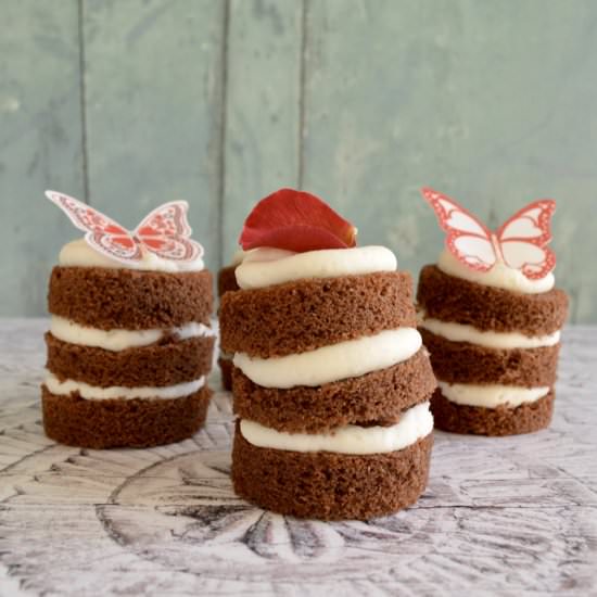 Valentine Chocolate Cakes