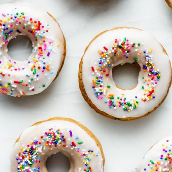 Vegan Cake Batter Donuts