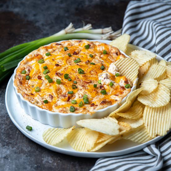 loaded baked potato dip