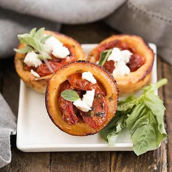 Cheese Straw Tomato Tartlets