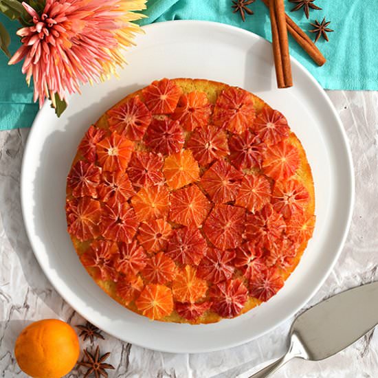 Red Blood Orange Cake