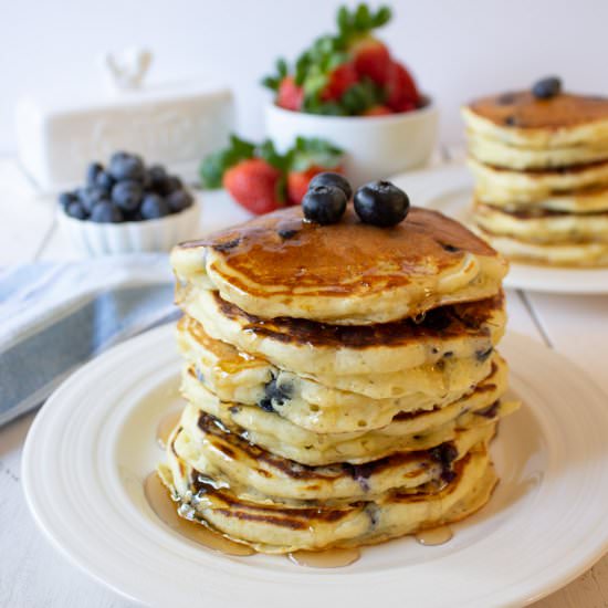 Blueberry Buttermilk Pancakes