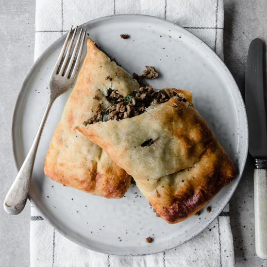 Spicy Beef Hot Pockets