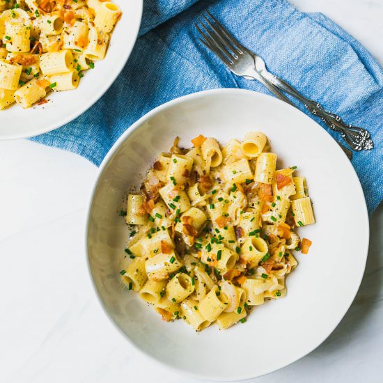 Sweet Onion Carbonara