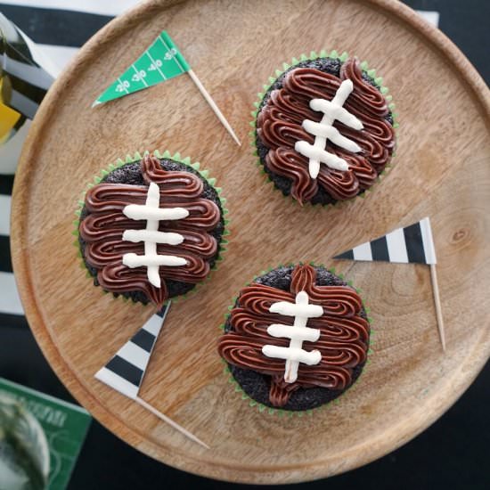 How to Make Football Cupcakes