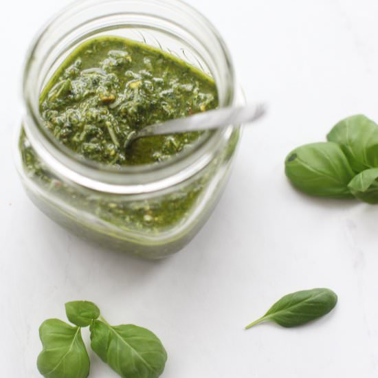 Basil Pesto with Pistachio