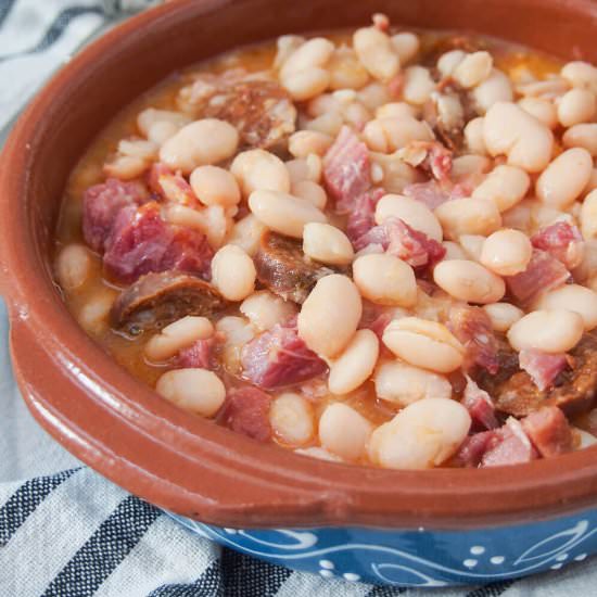 Fabada Asturiana, Spanish bean stew